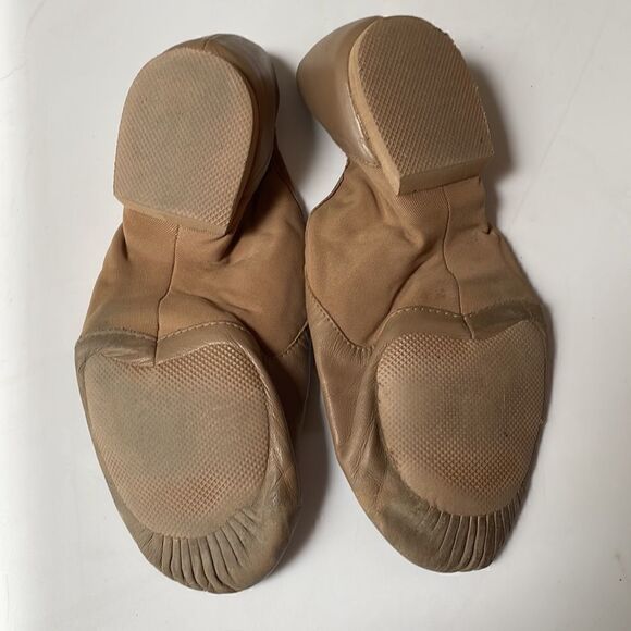 BLOCH tan girls jazz dance shoes size 10 - Picture 3 of 5